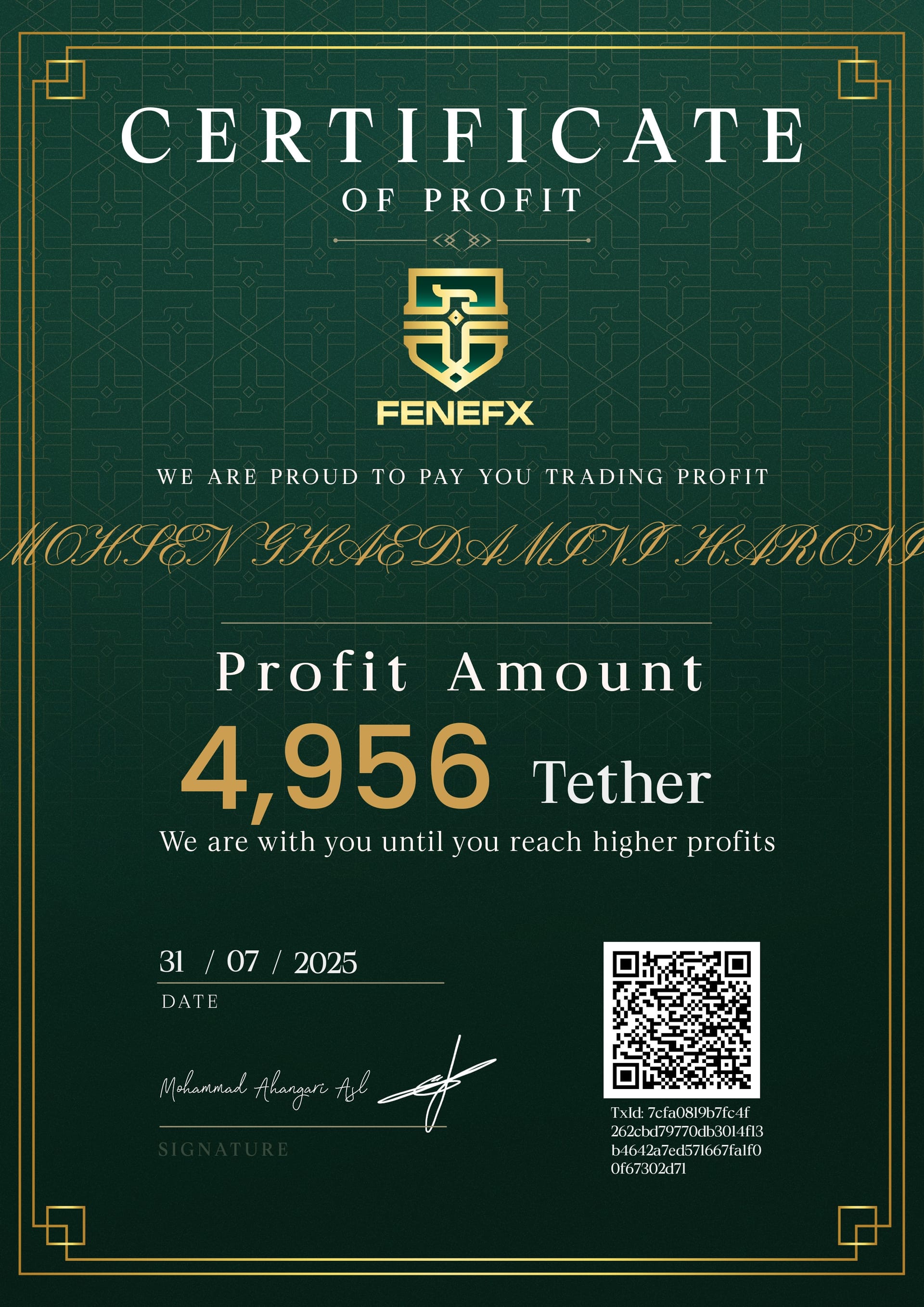 Duplicate Certificate 2
