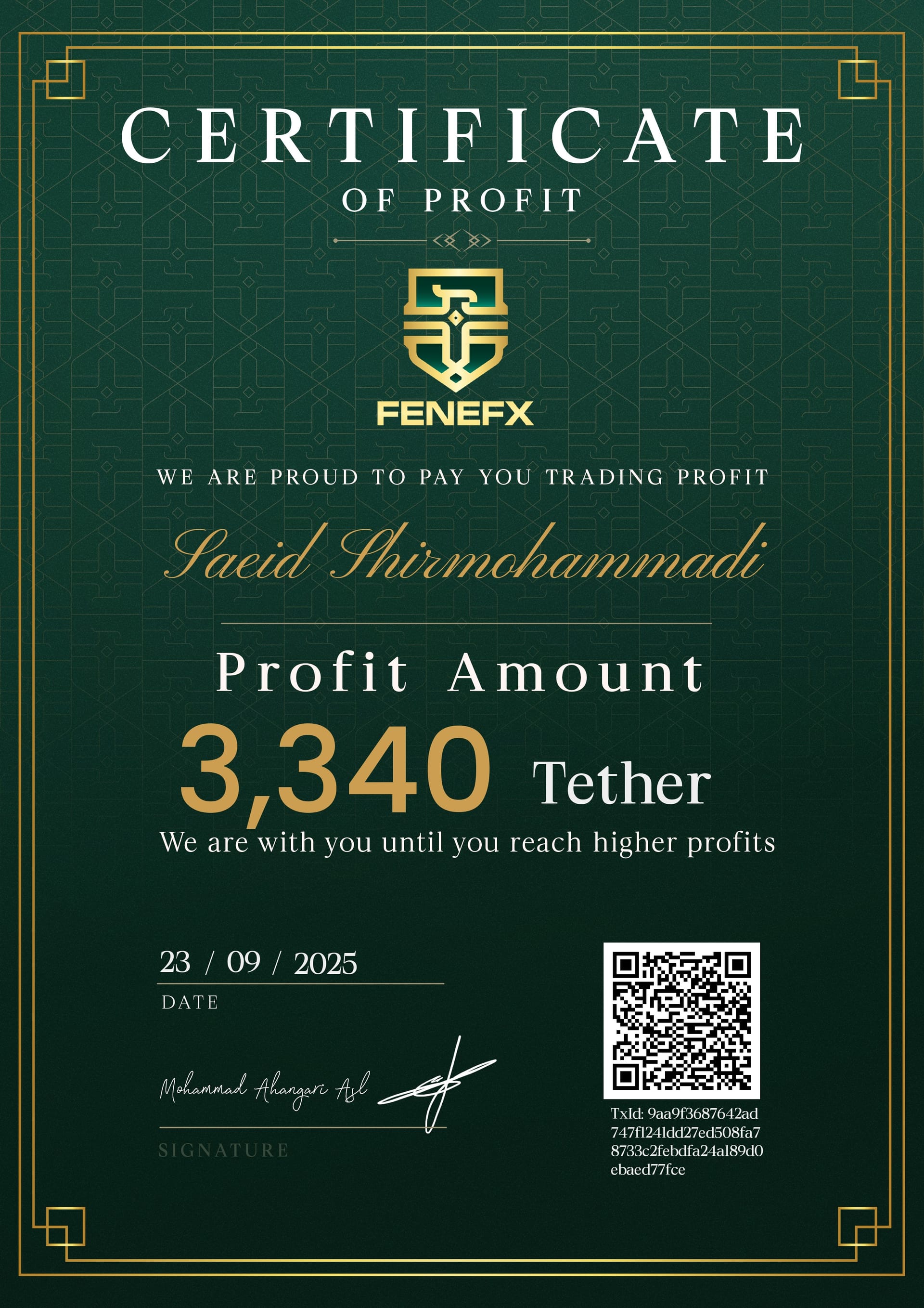 Duplicate Certificate 2