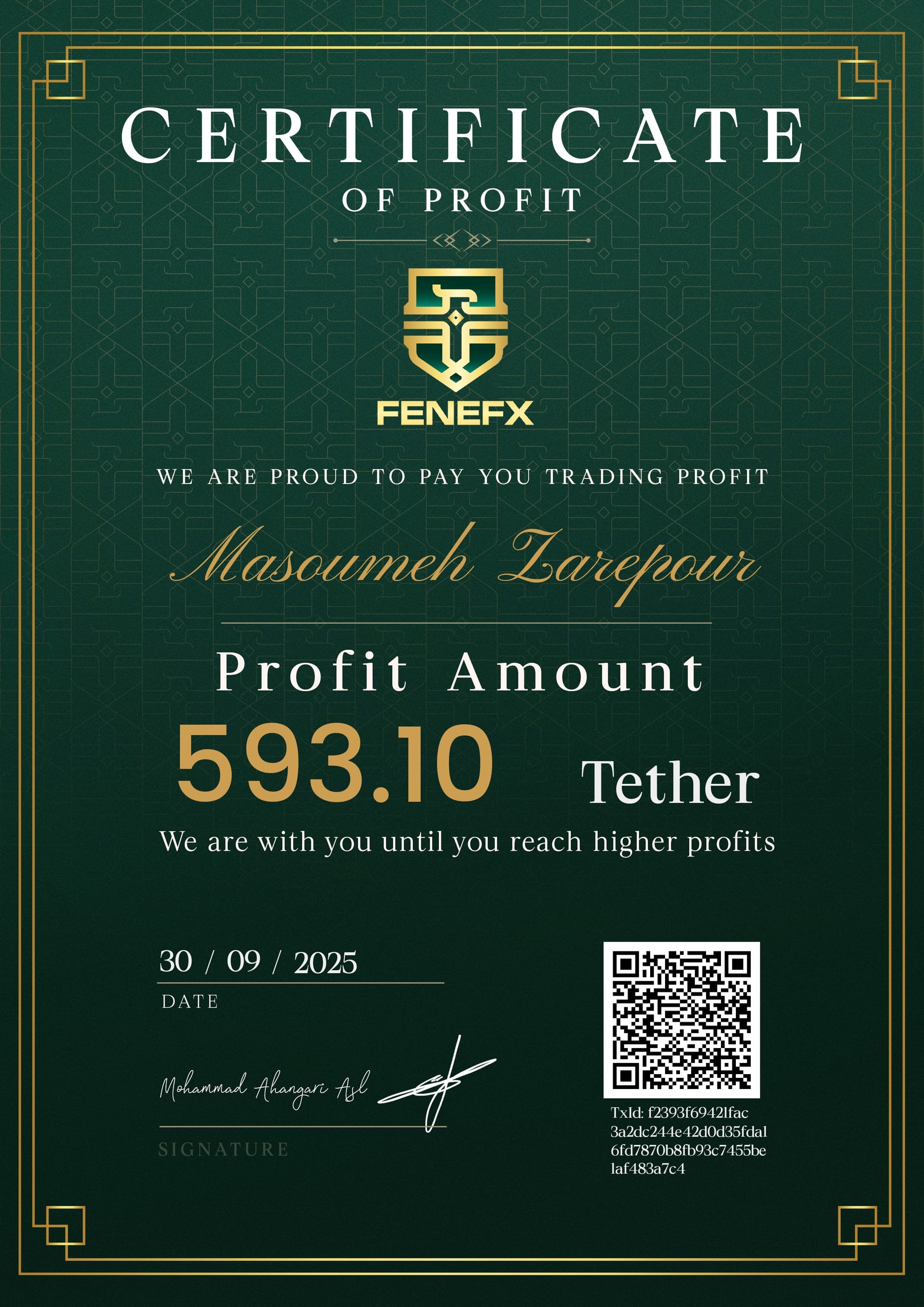 Duplicate Certificate 1