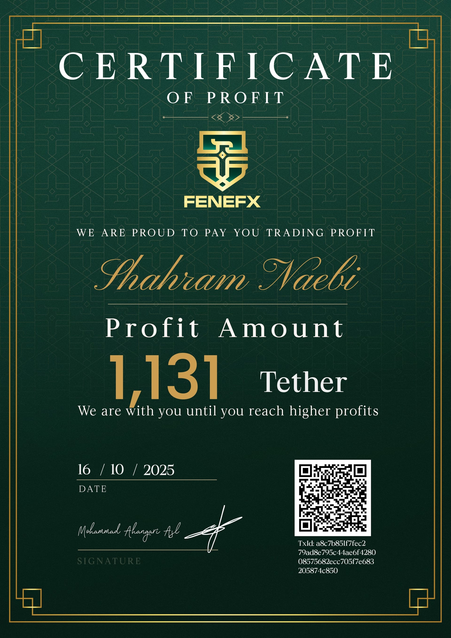 Duplicate Certificate 4