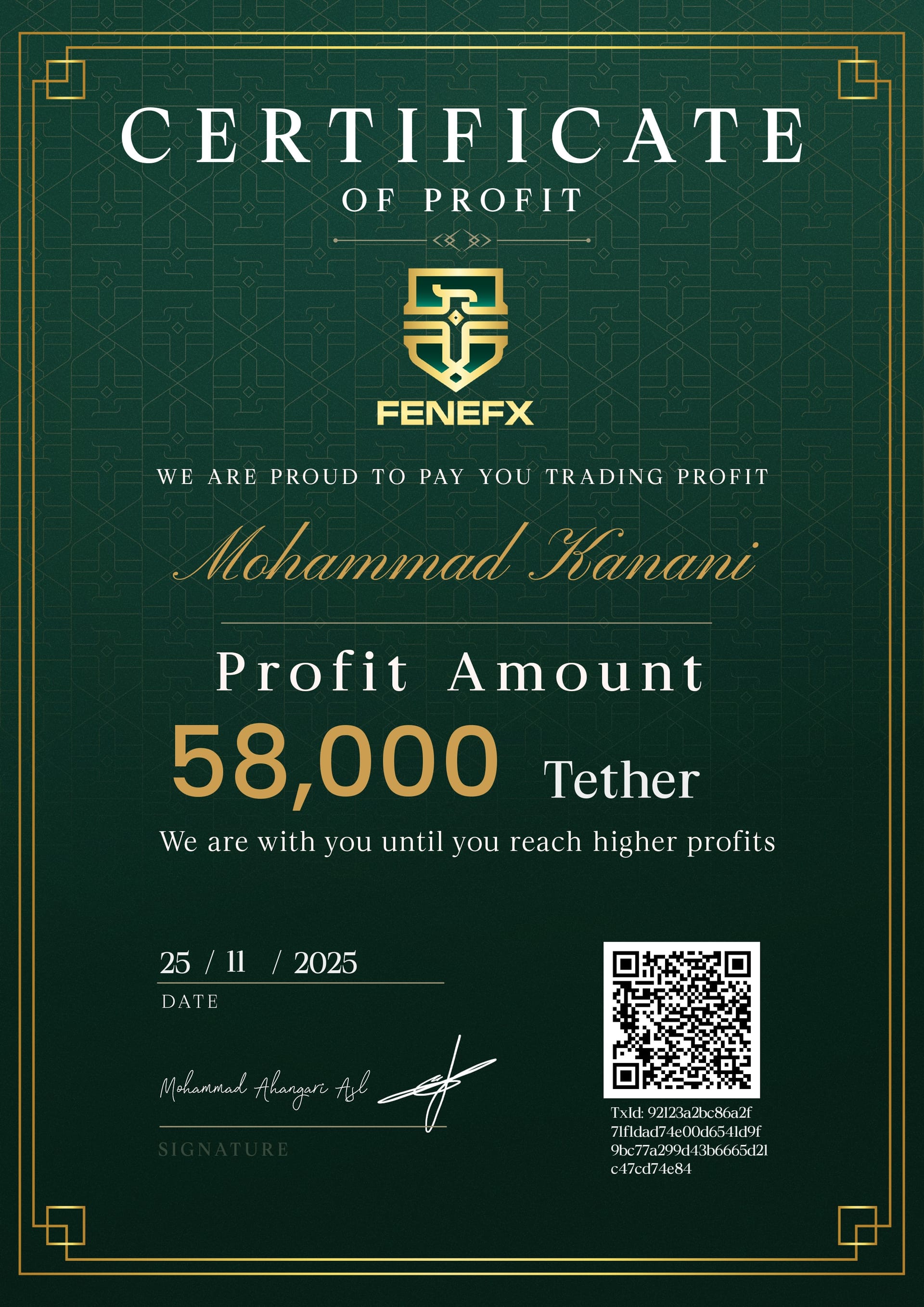 Duplicate Certificate 1