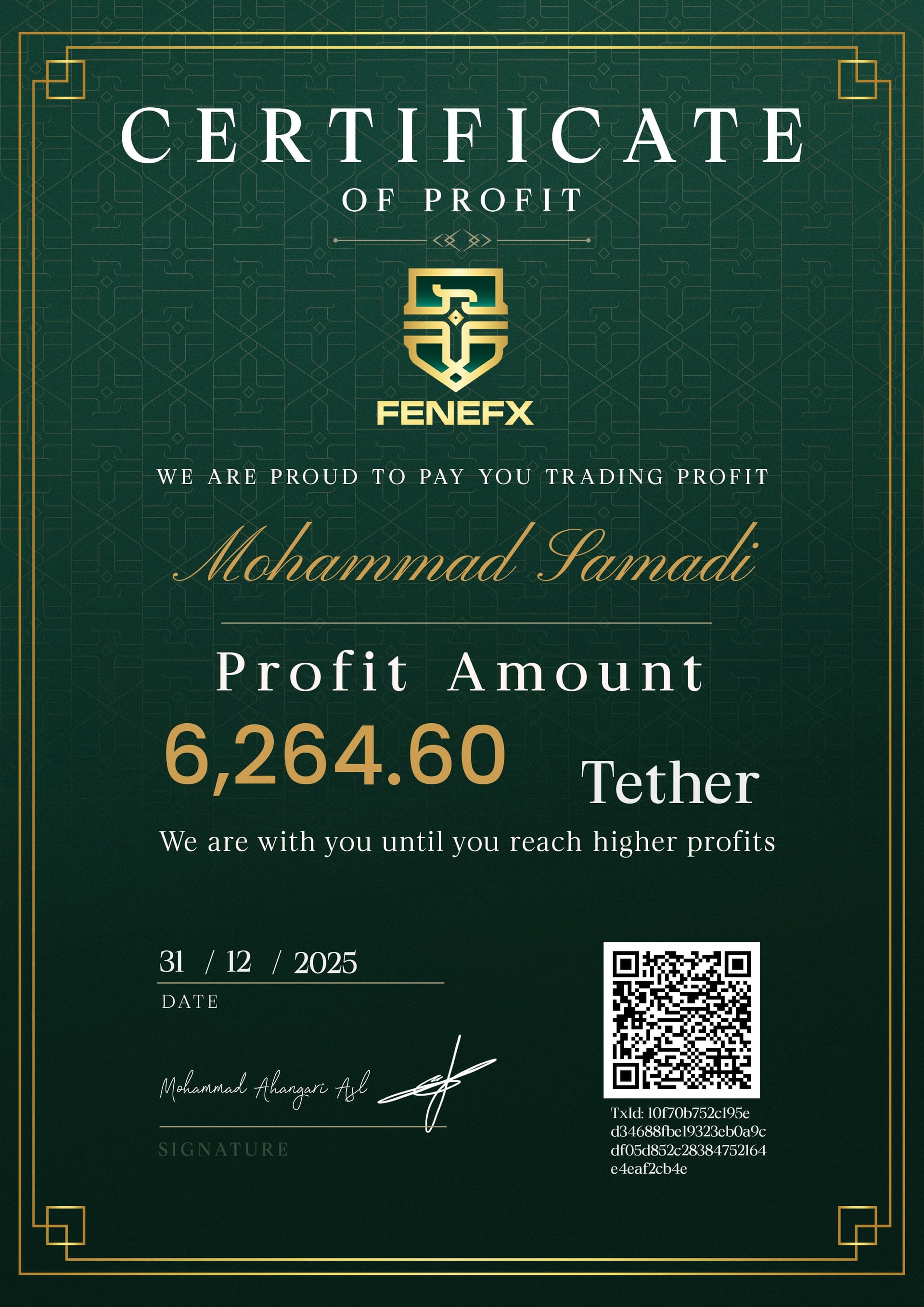 Duplicate Certificate 4