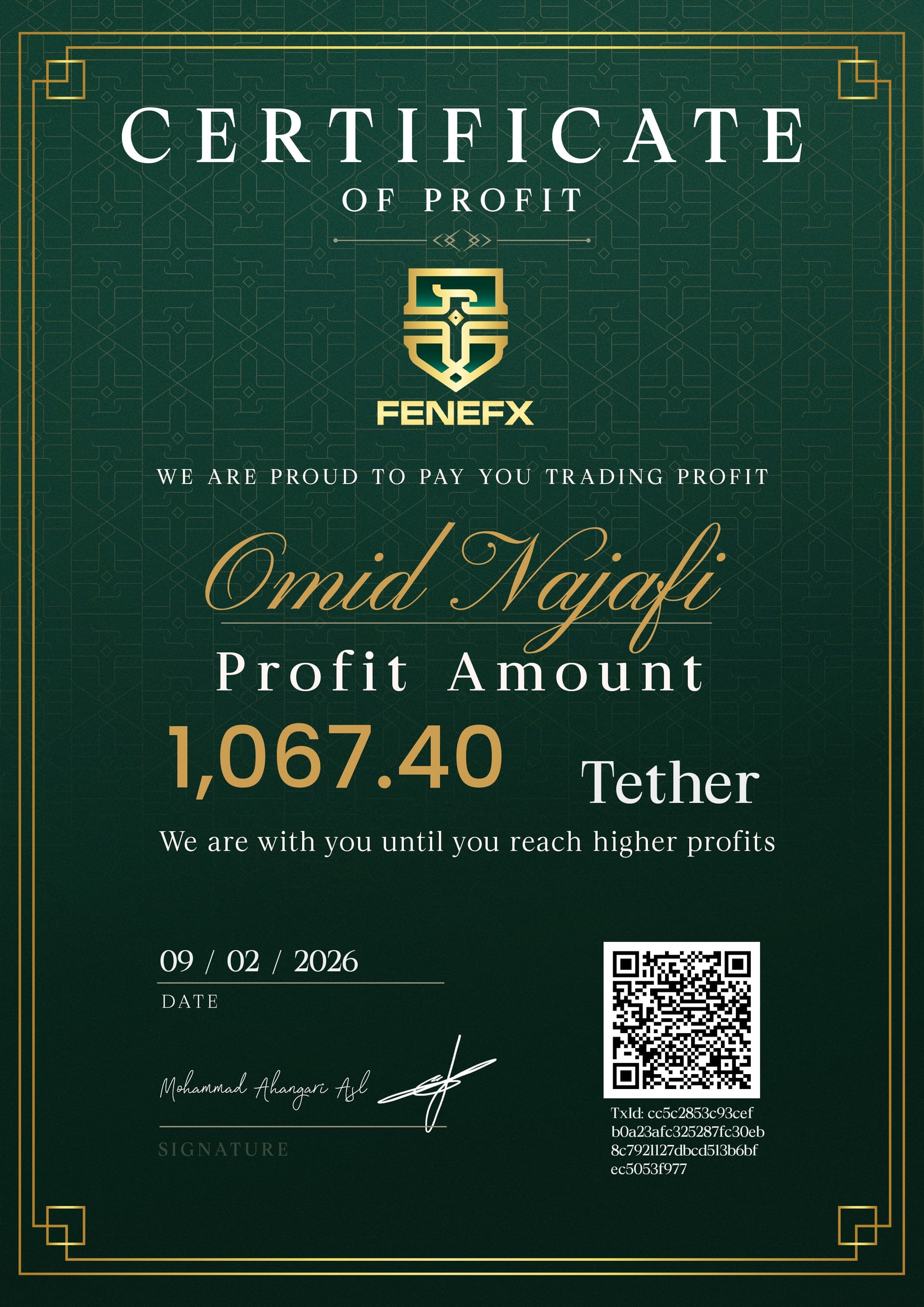 Duplicate Certificate 4