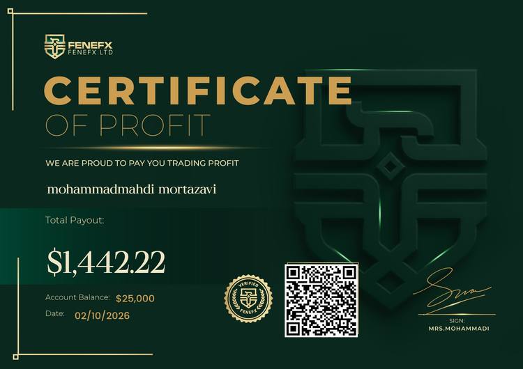 Payout Certificate — mohammadmahdi mortazavi