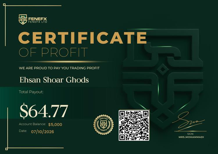 Payout Certificate — Ehsan Shoar Ghods