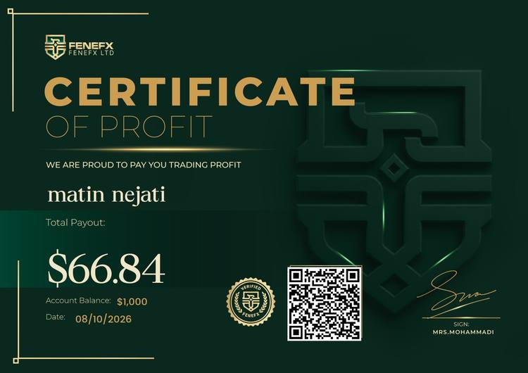 Payout Certificate — matin nejati