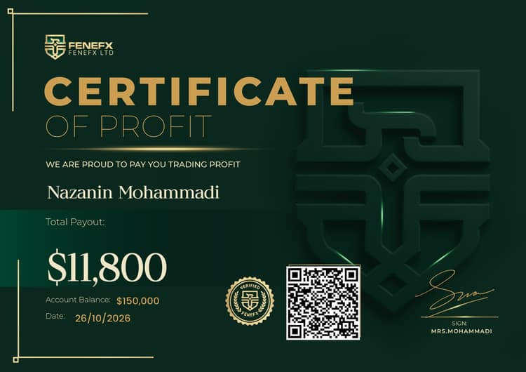 Payout Certificate — Nazanin Mohammadi