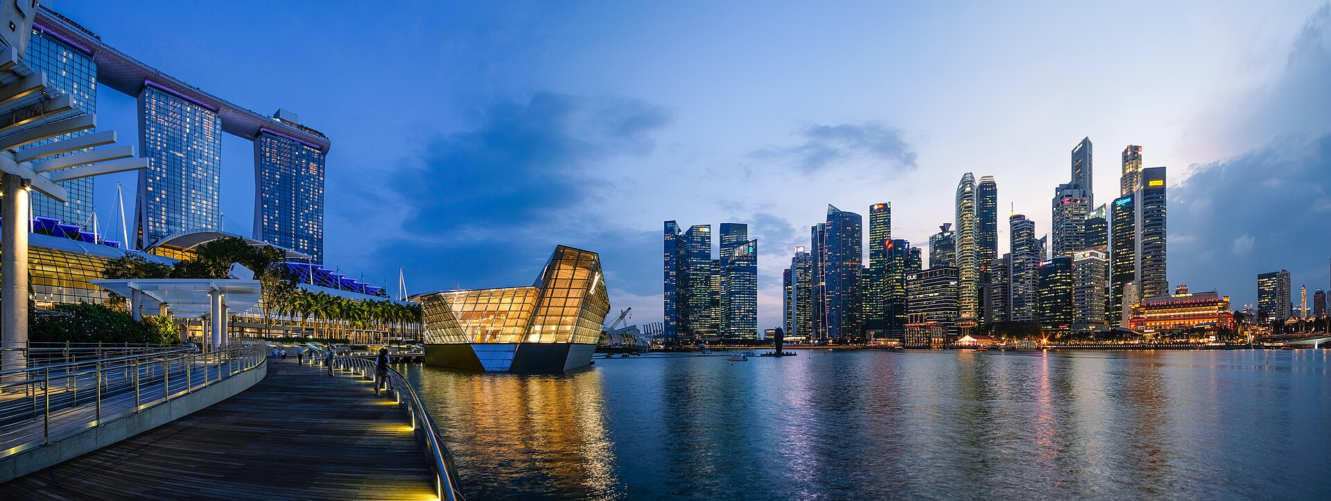 Marina Bay Singapore, night